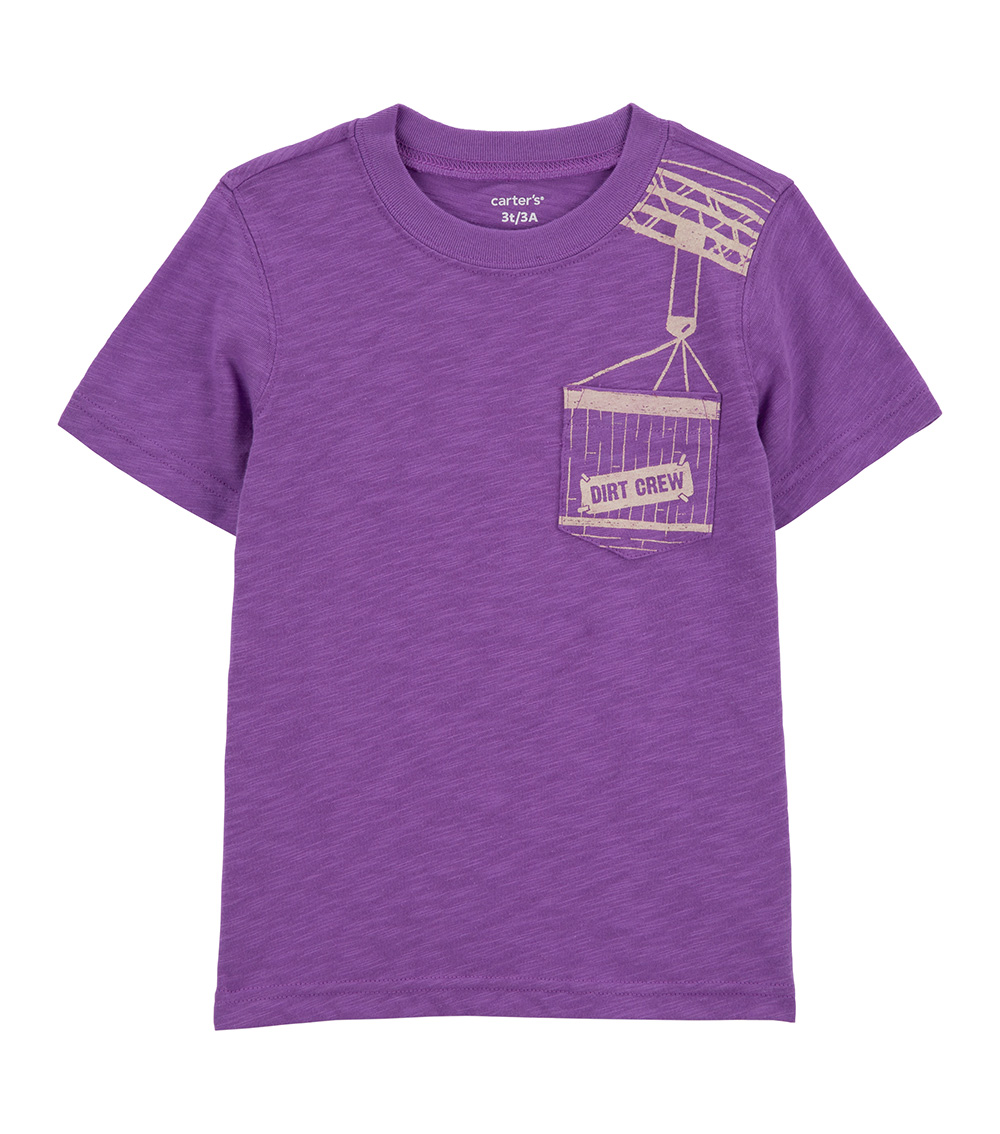 CARTER'S Construction Printed Short-Sleeve Tee