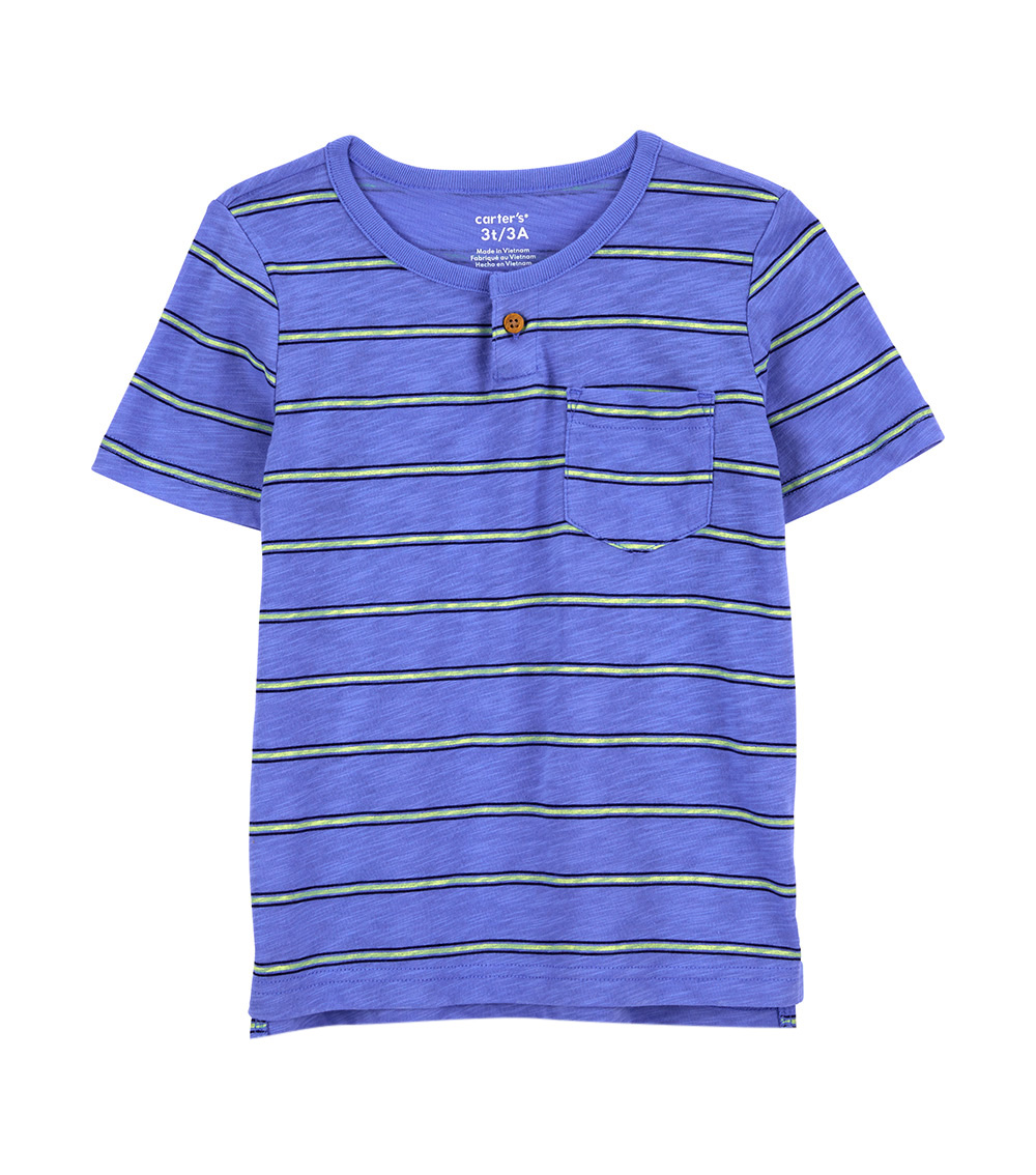 Carter's Striped Pocket Tee