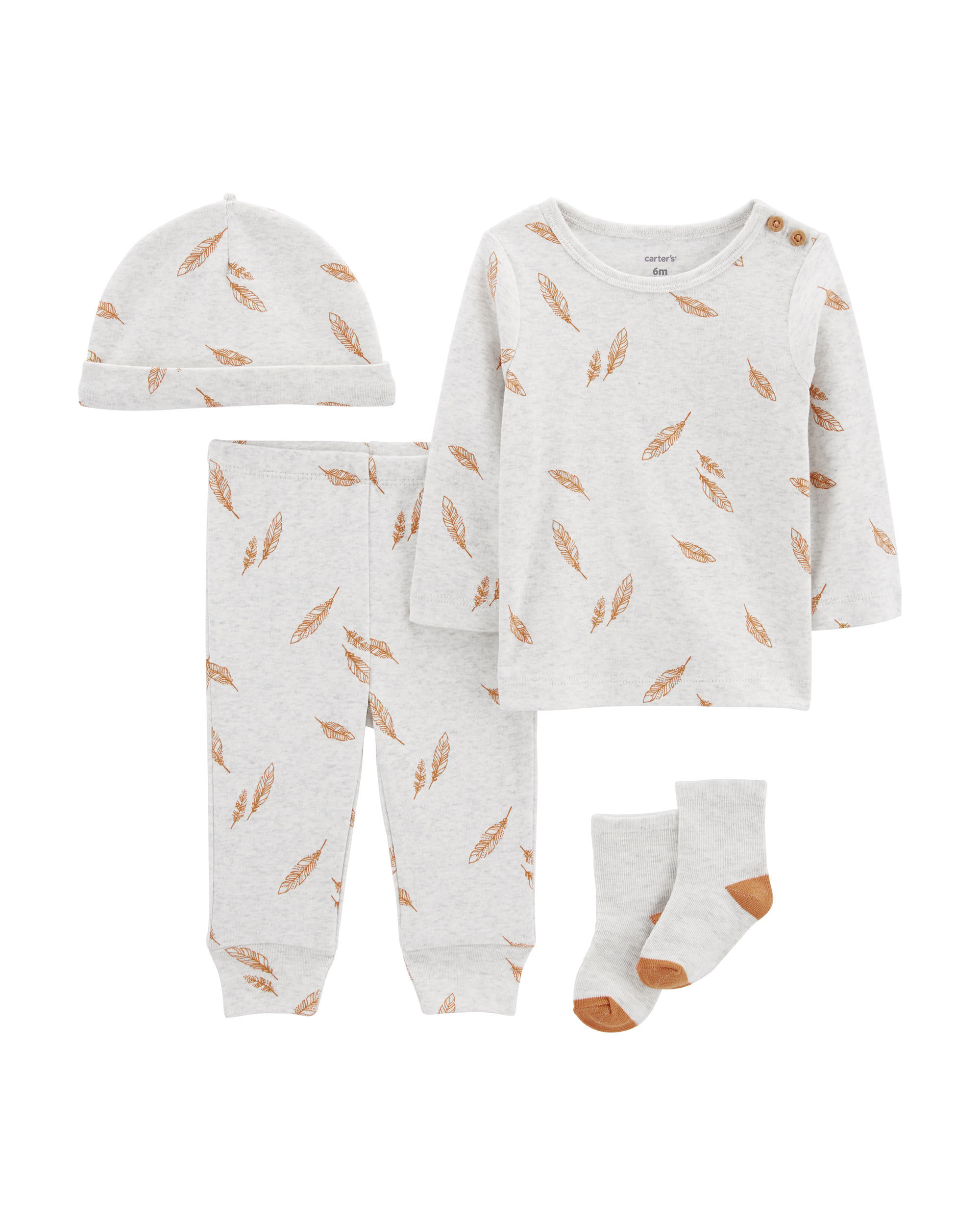 Carter's 4-Piece Take-Me-Home Printed Set