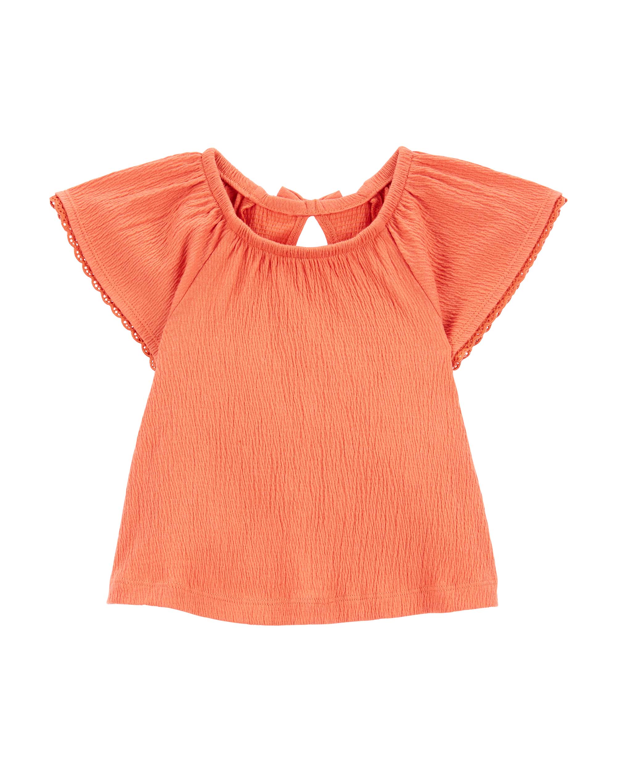 Carter's Orange Short-Sleeve Top