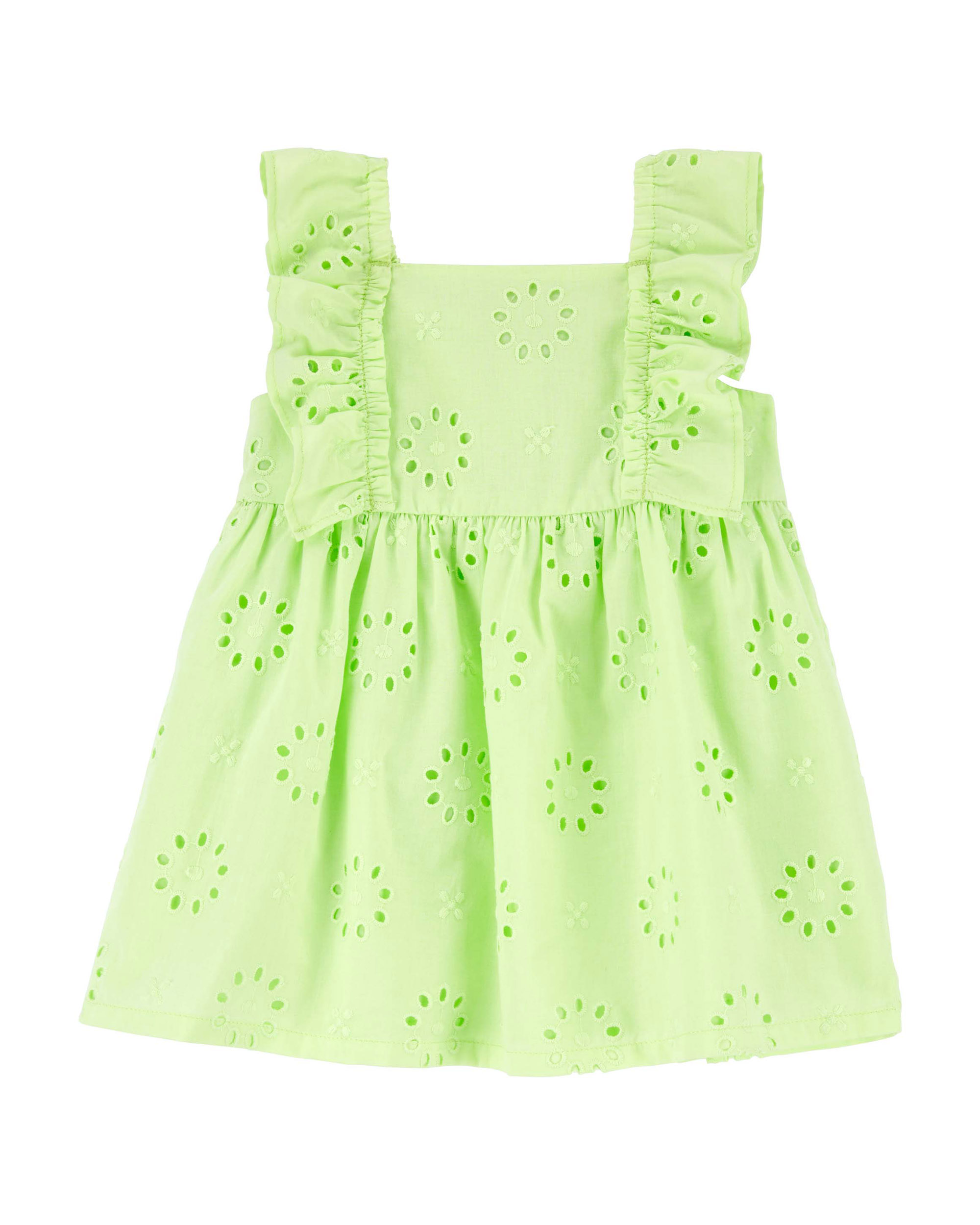 Carter's Eyelet Flutter Dress