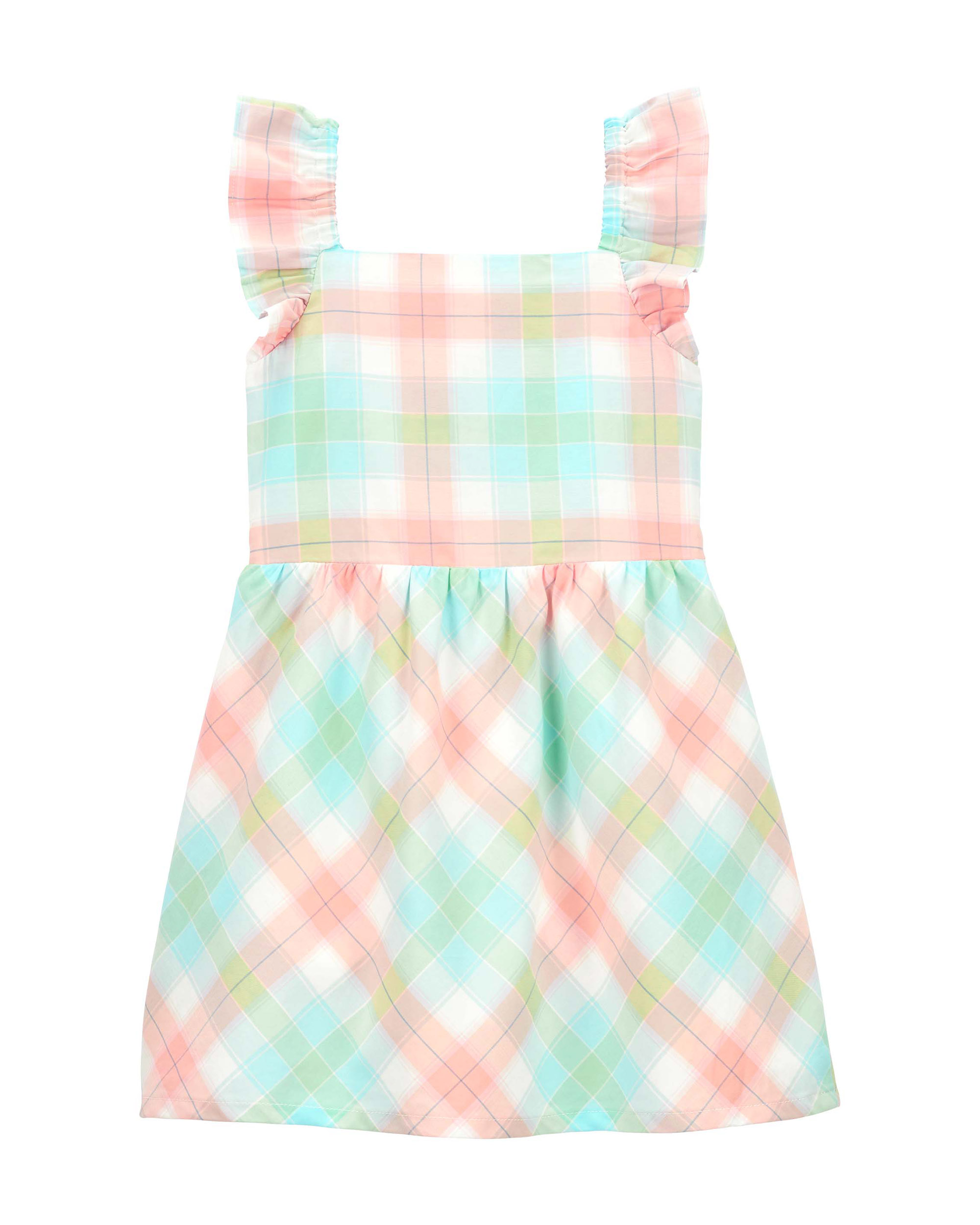 Carter's Plaid Ruffle Dress