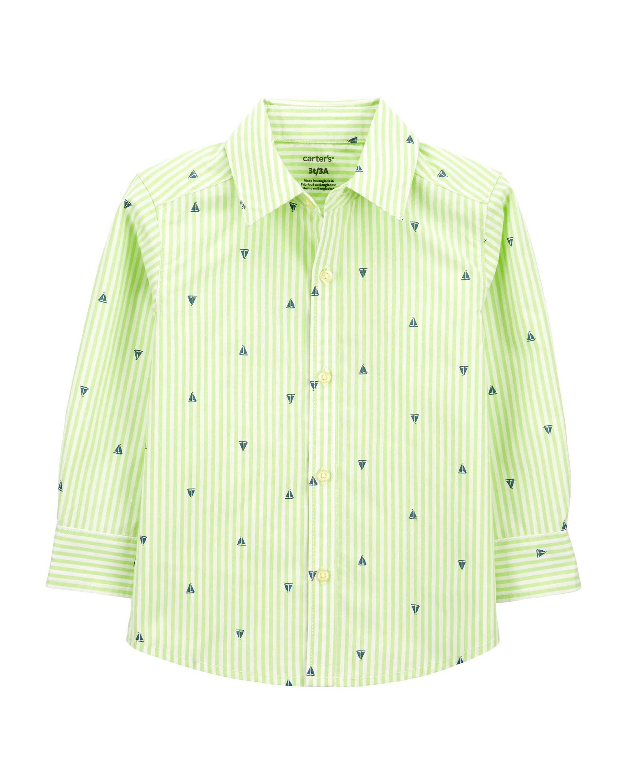 Carter's Sailboat Button-Down Shirt