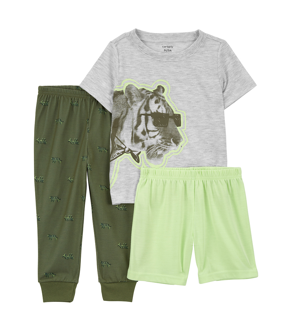 Carter's 3-Piece Tiger Print Pyjama Set