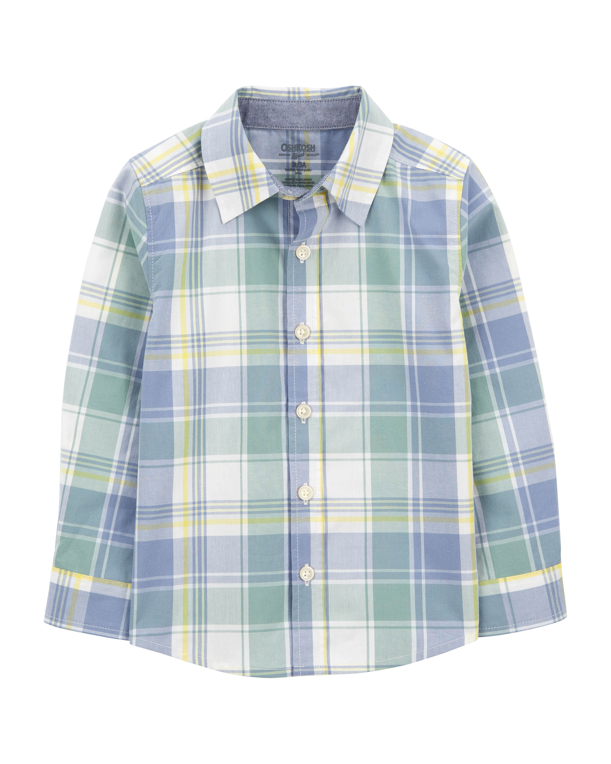 OshKosh B'gosh Chequered Button-Front Shirt