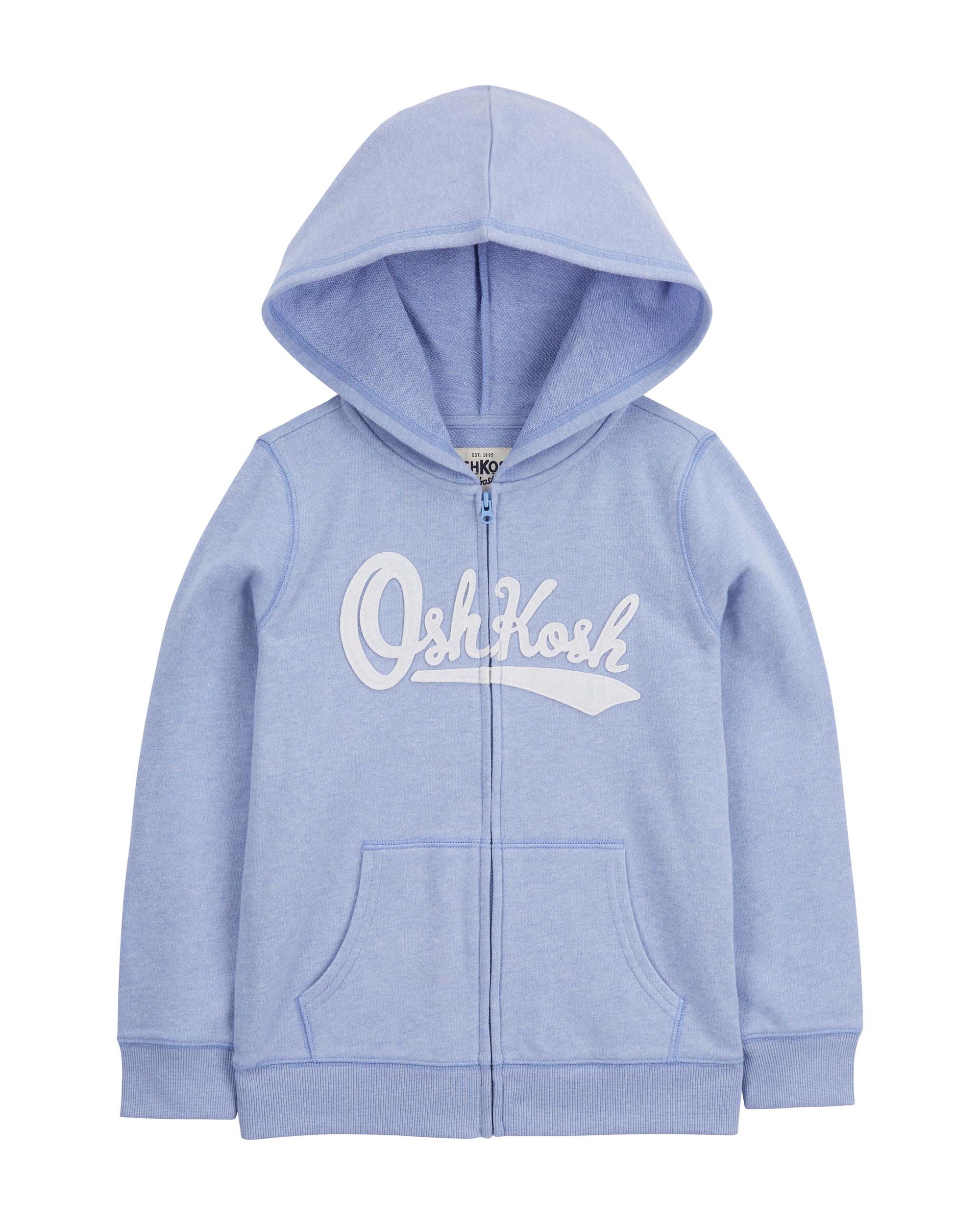 Oshkosh Logo Printed Zip Hoodie