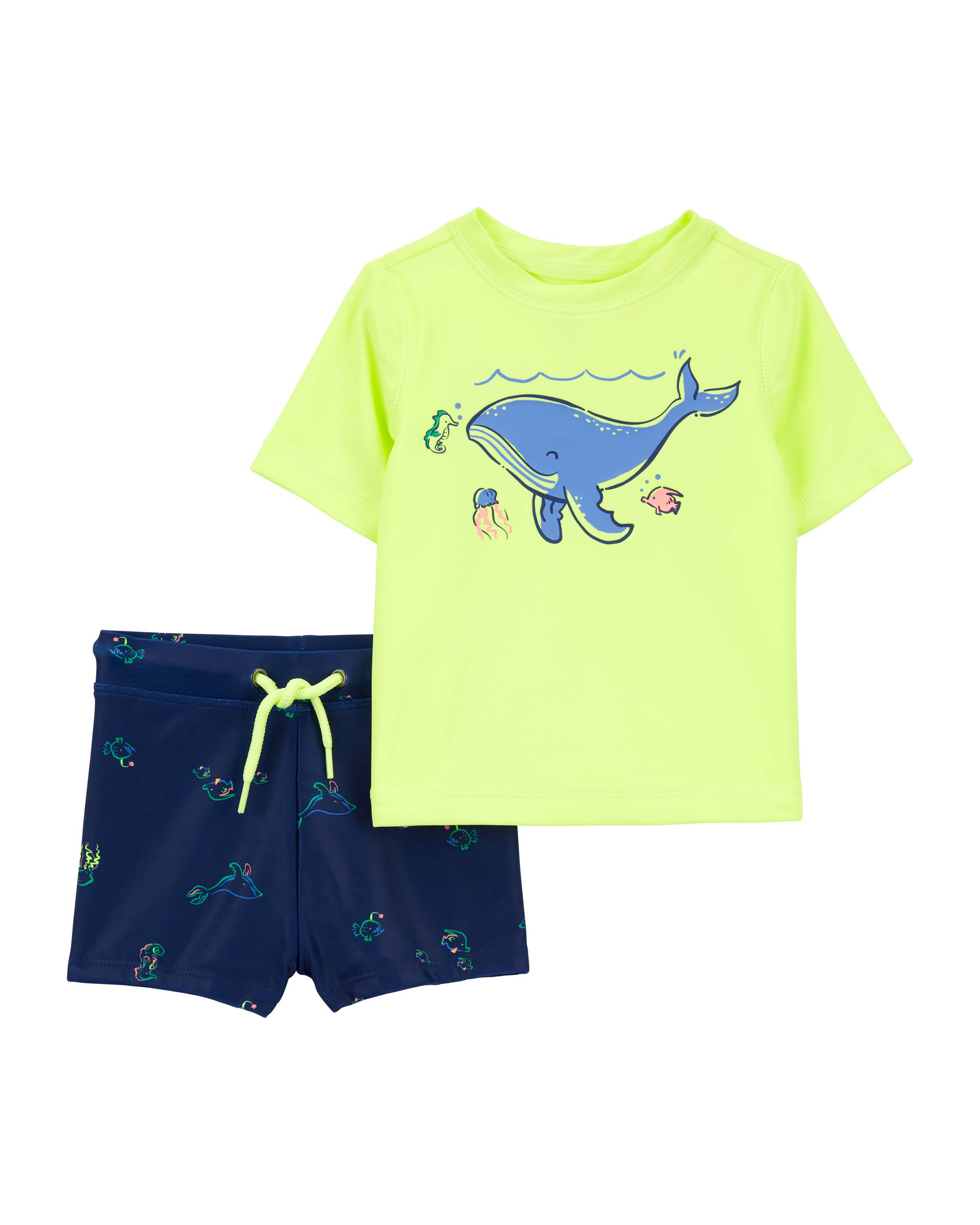 Carter's 2-Piece Whale Printed Swimsuit Set