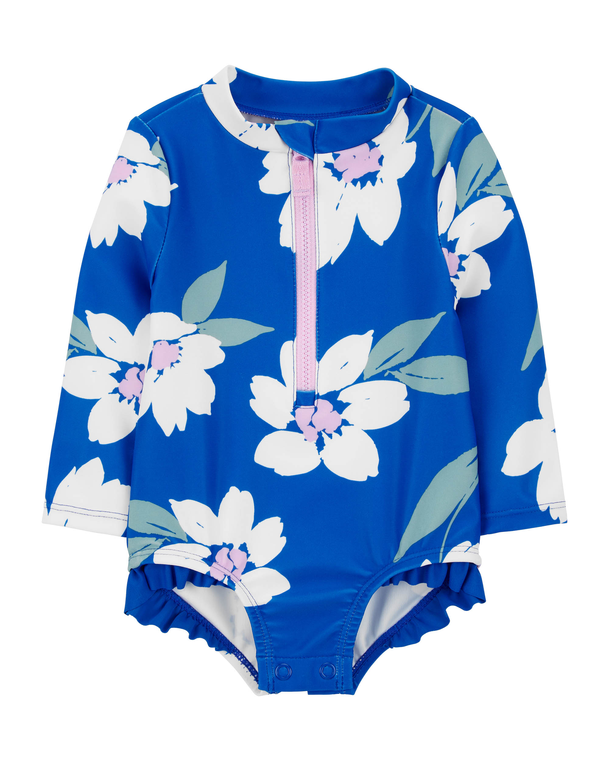 Carter's Floral Long-Sleeve Rashguard