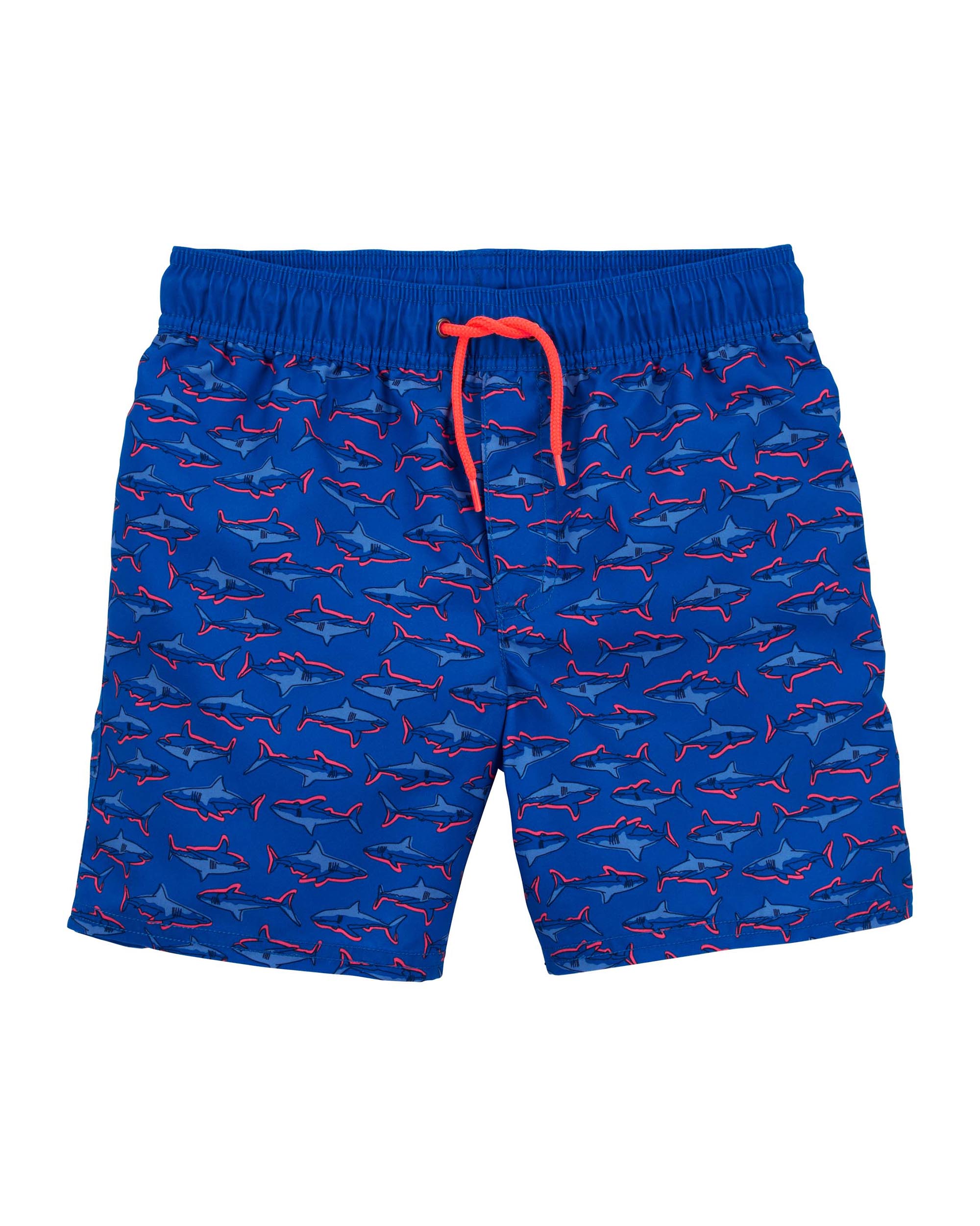 Carter's Shark Printed Drawstring Swim Trunks