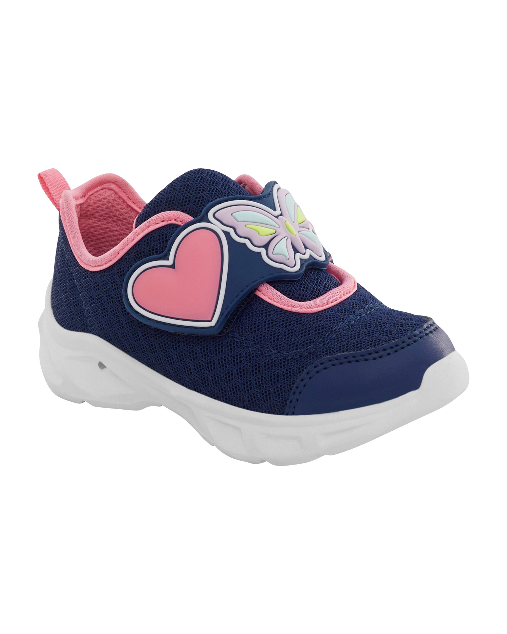 Carter's Heart and Butterfly Printed Light-Up Sneakers