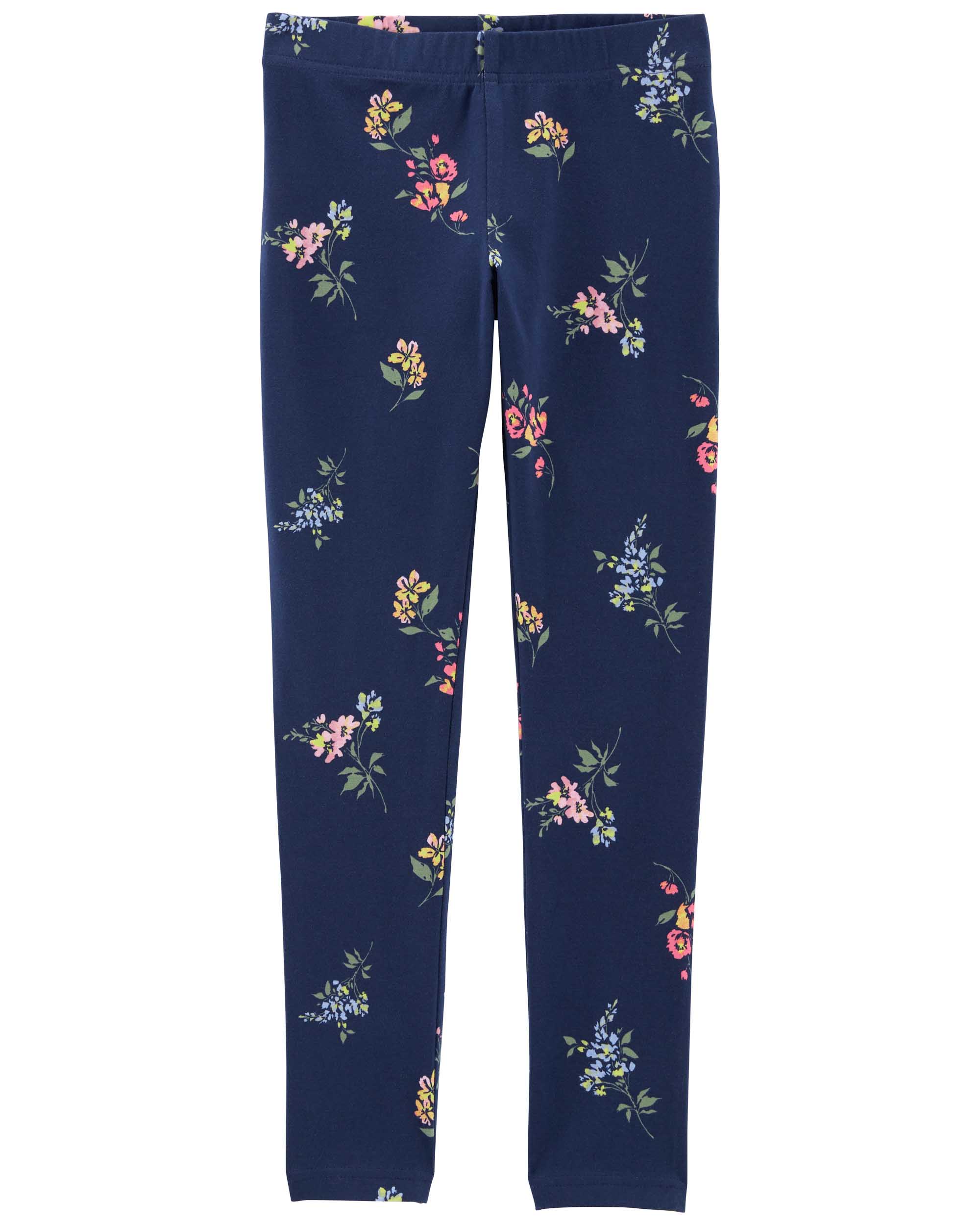 OshKosh B'gosh  Floral Print Elastic Waist Leggings