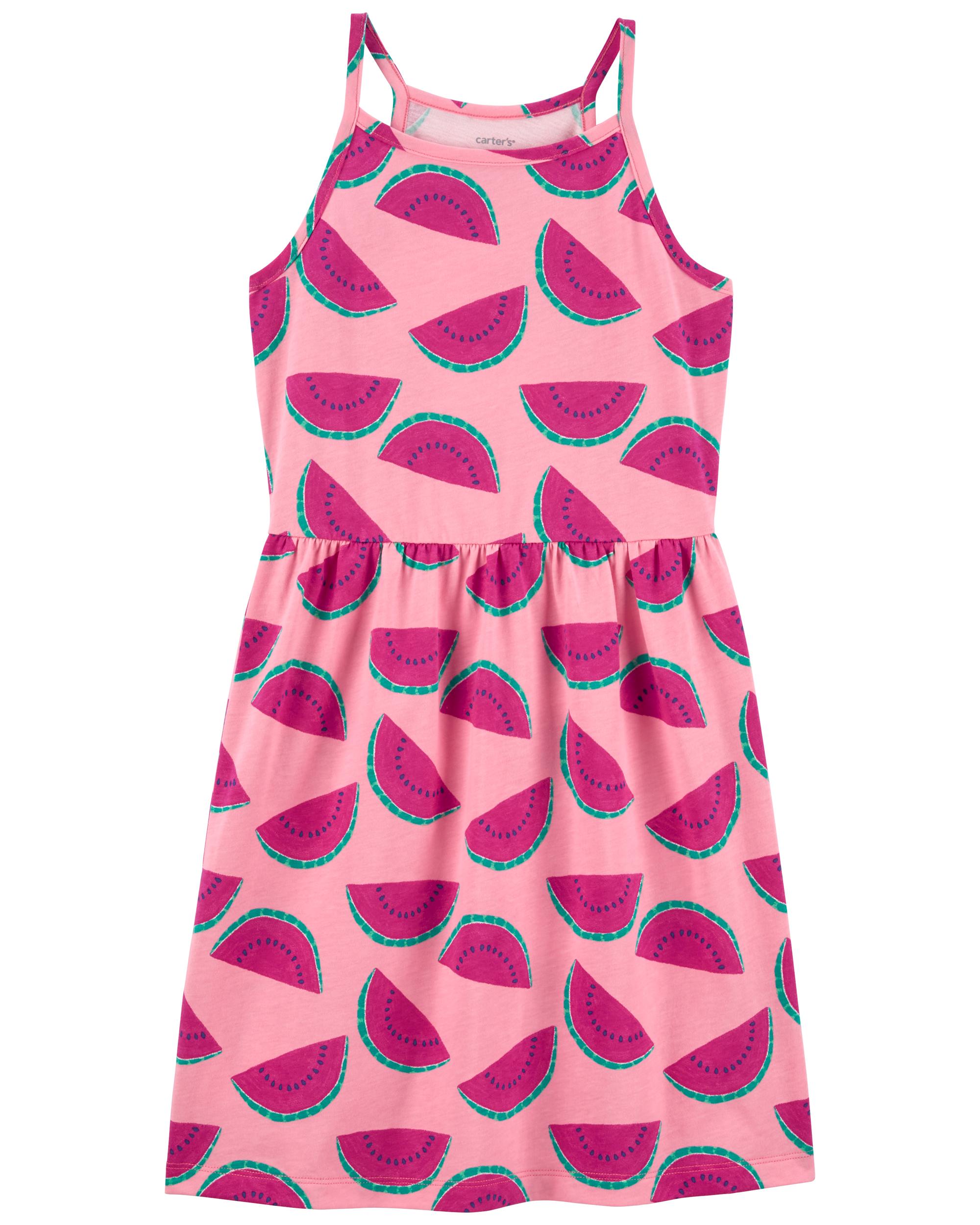 Carter's 1-Piece Watermelon Printed Tank Dress