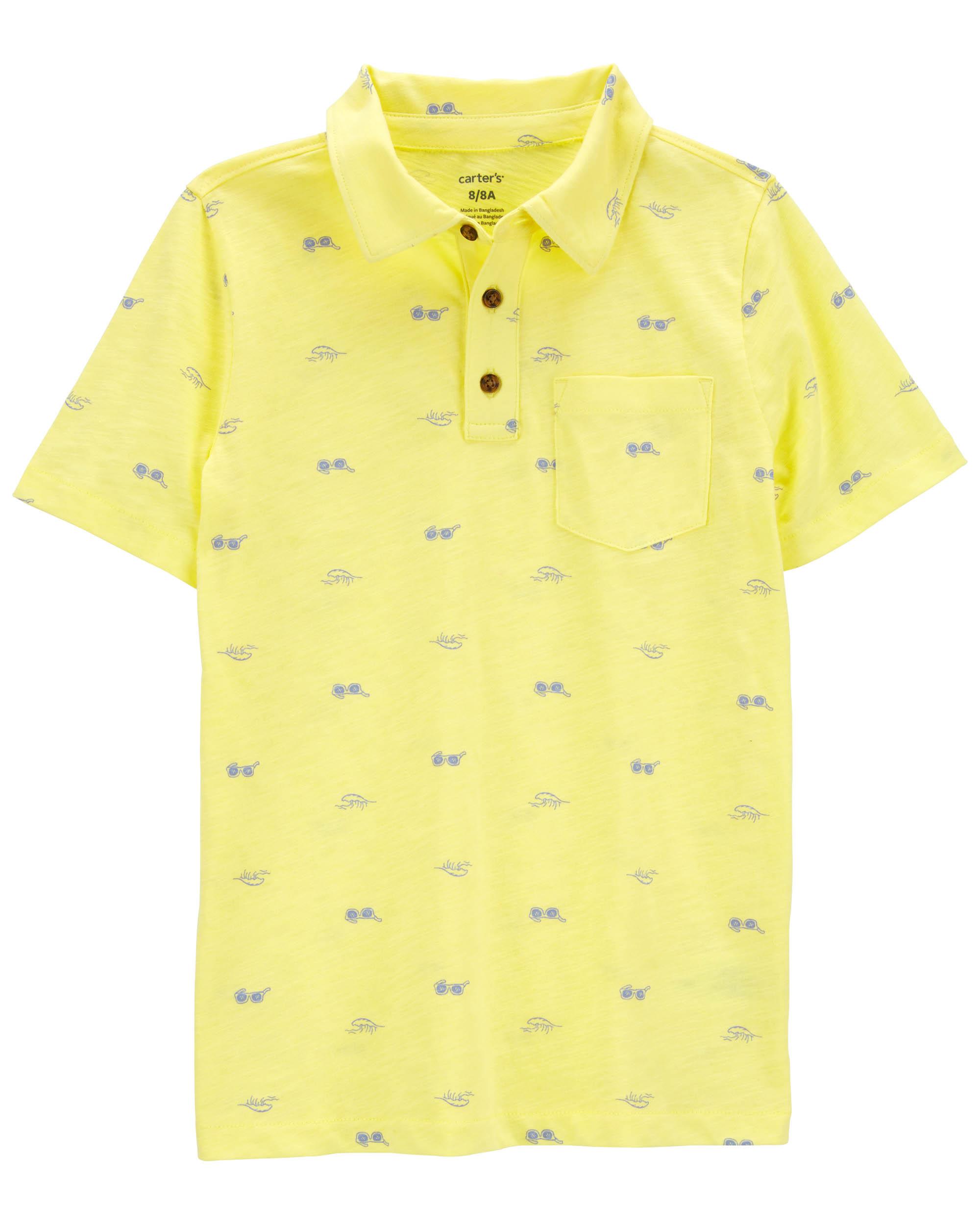 Carter's Goggle Print Polo T-Shirt