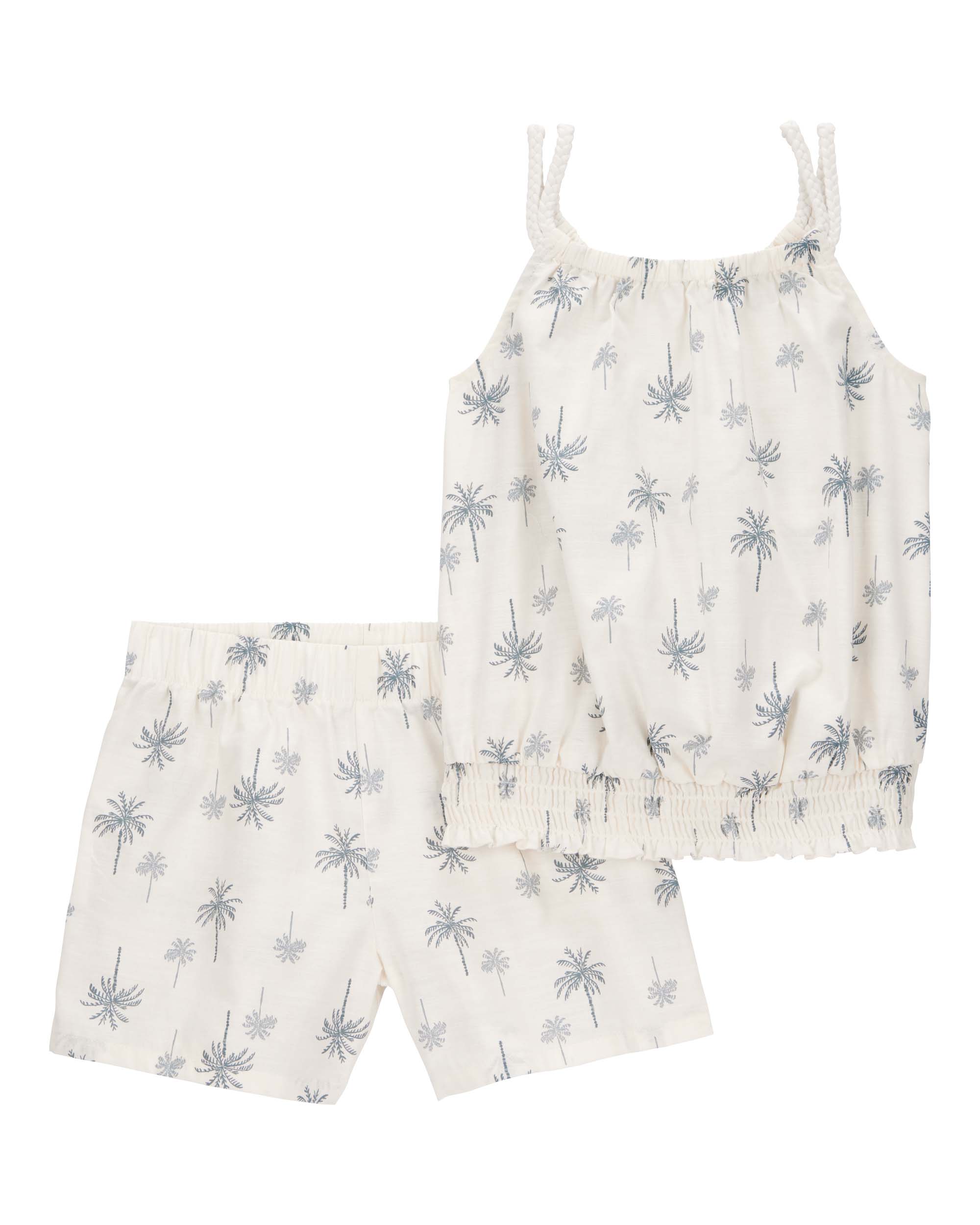 Carter's 2-Piece Palm Tree Top and Short Set
