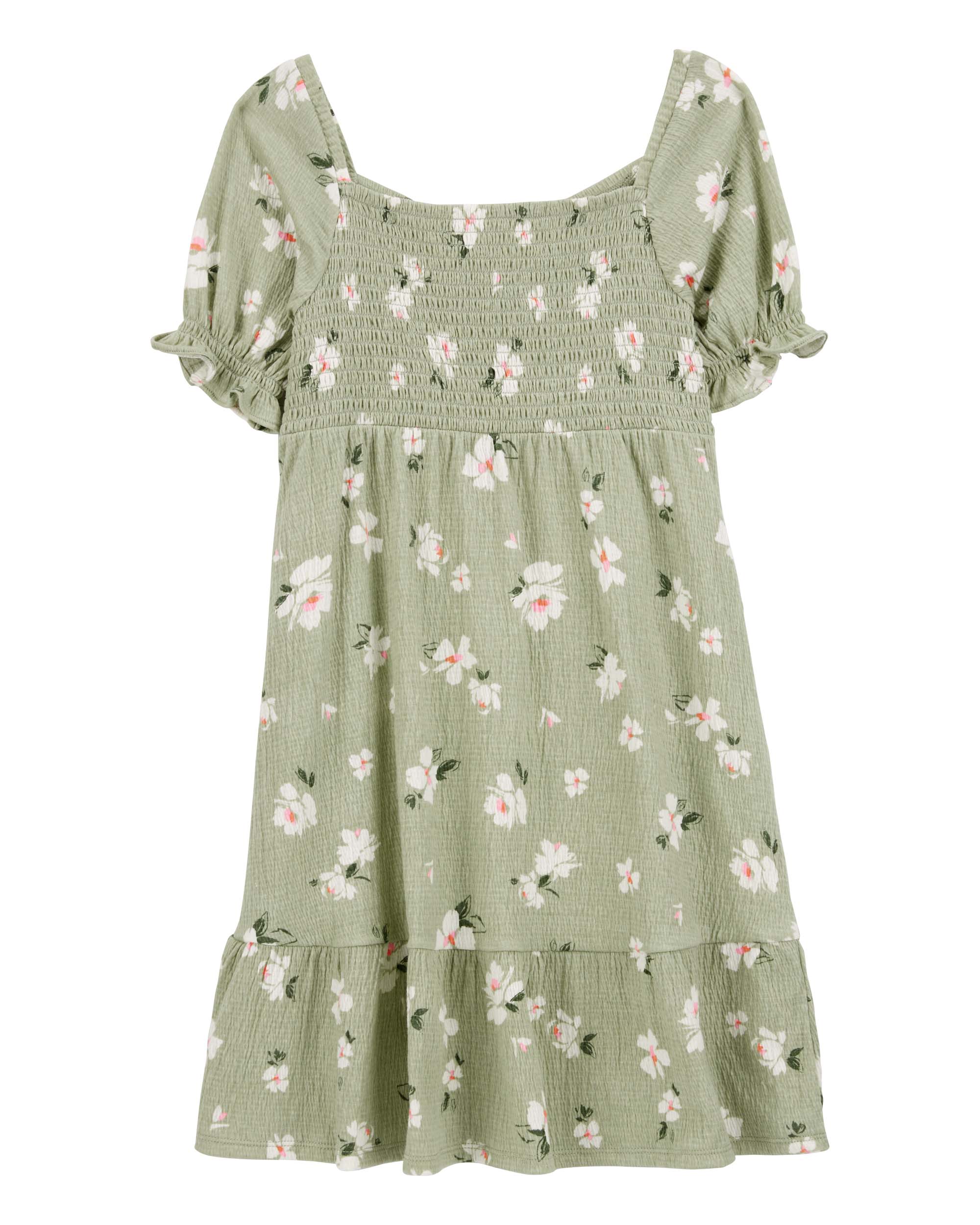 Carter's Floral Print Tiered Dress