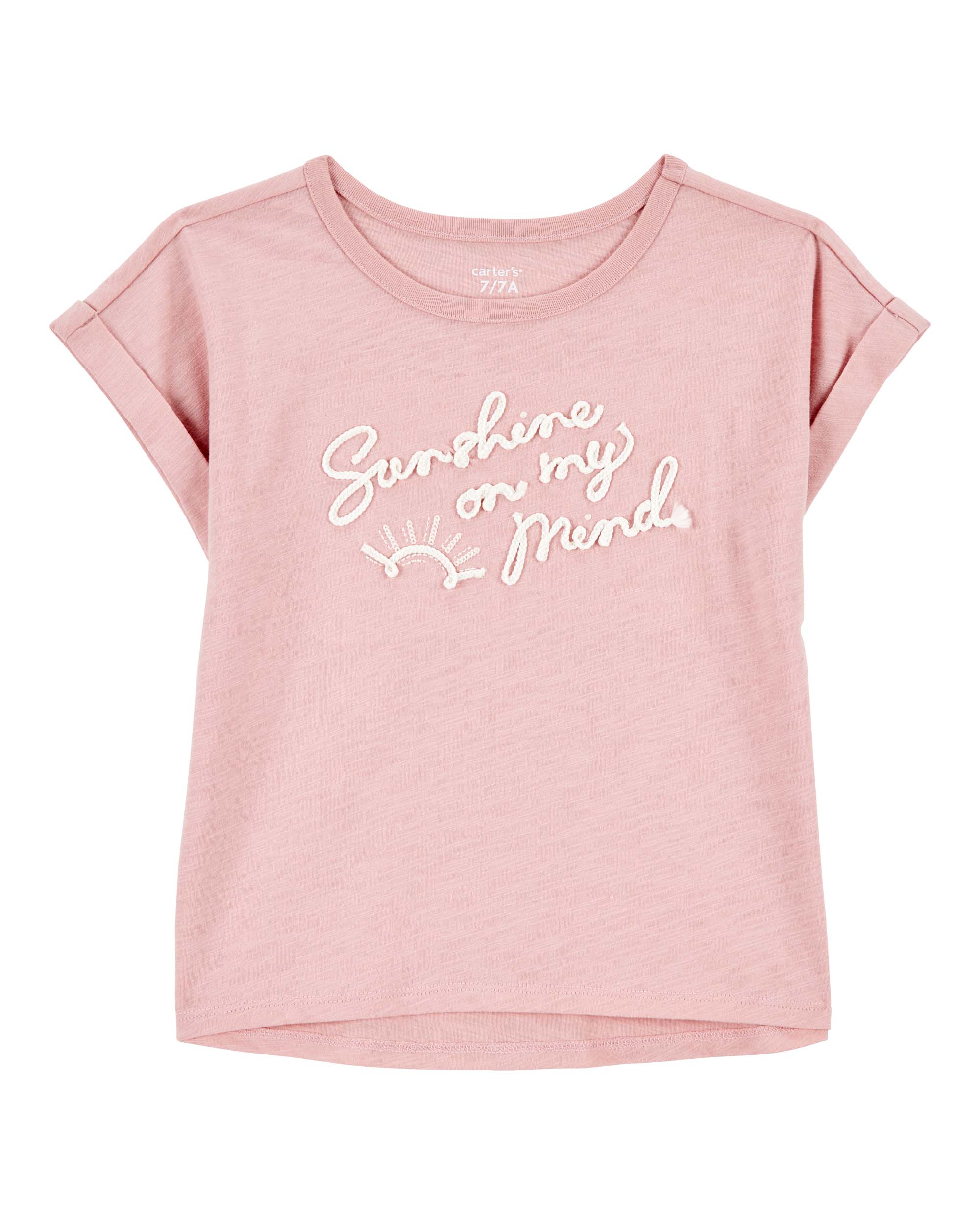 Carter's Sunshine On My Mind Embroidered Top