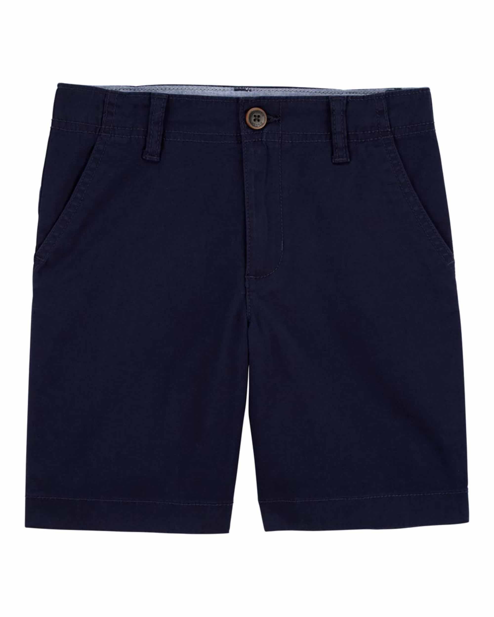 Carter's Elastic Button Shorts - Navy