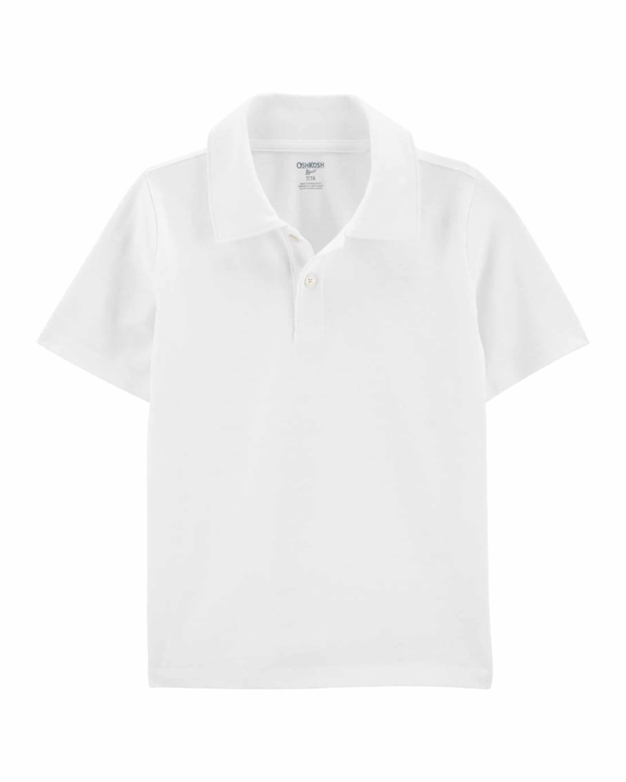 Carter's Polo Buttoned T-Shirt - White