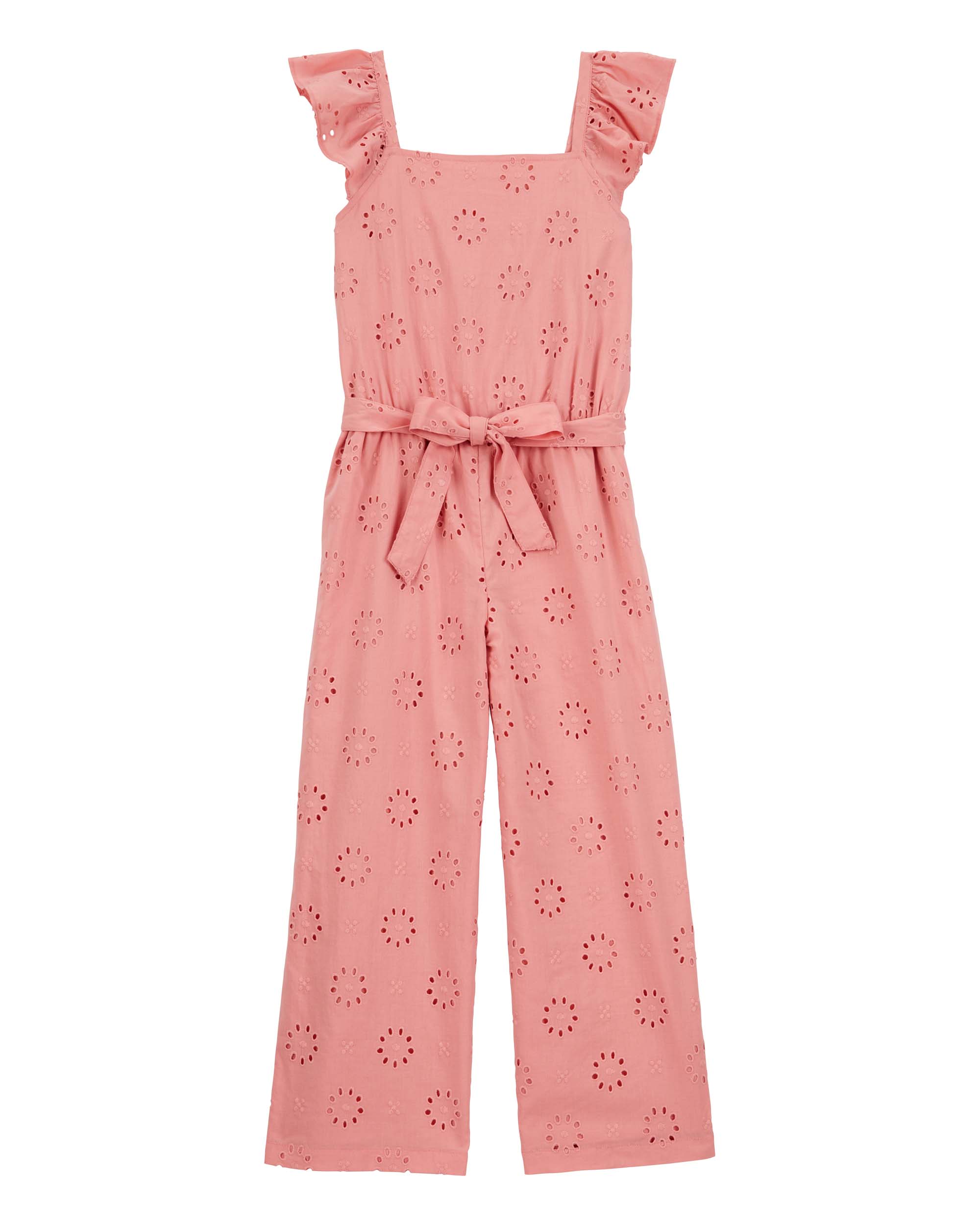 Carter's Eyelet Tie-Front Jumpsuit