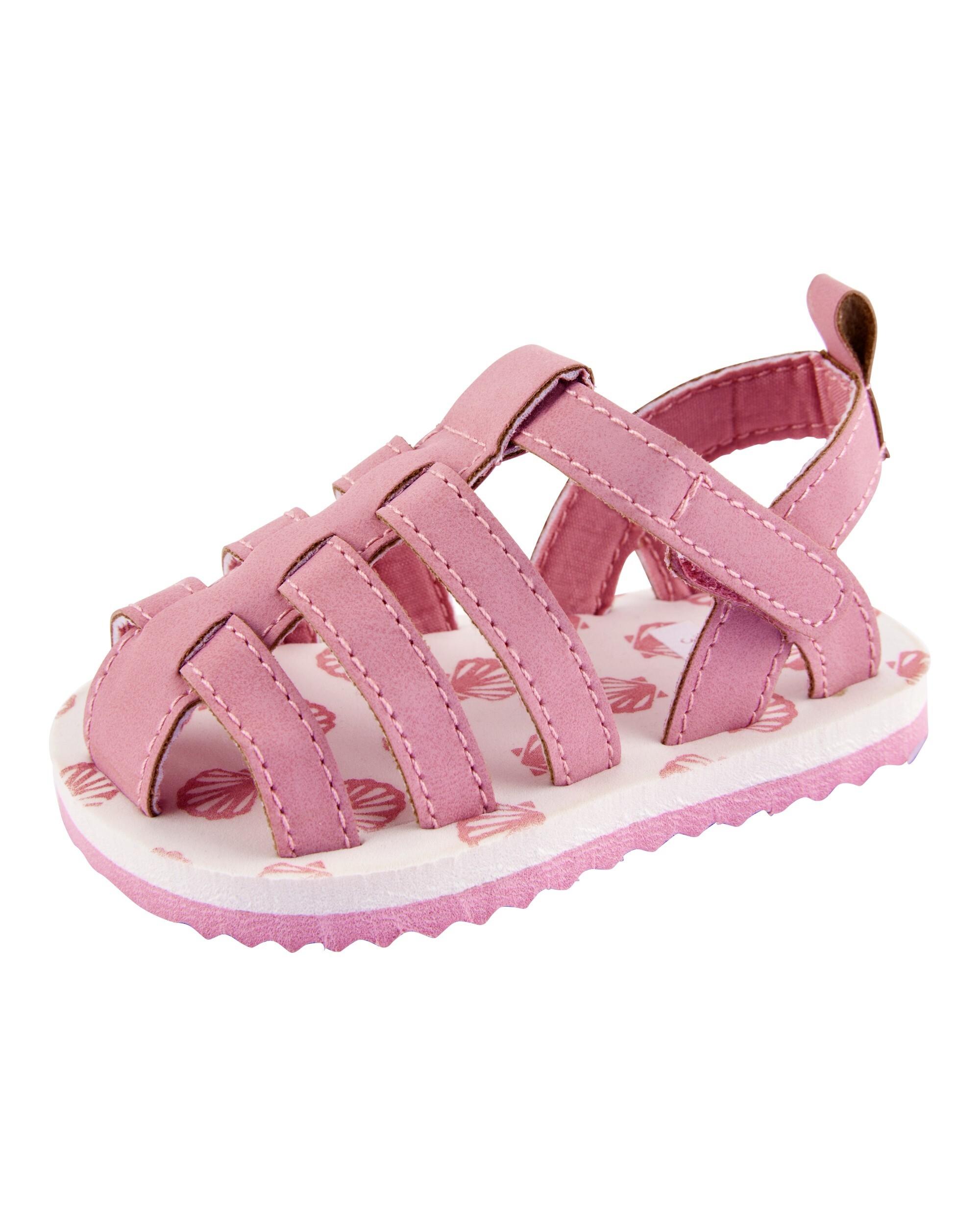 Carter's Girl Shell Sandals, Pink