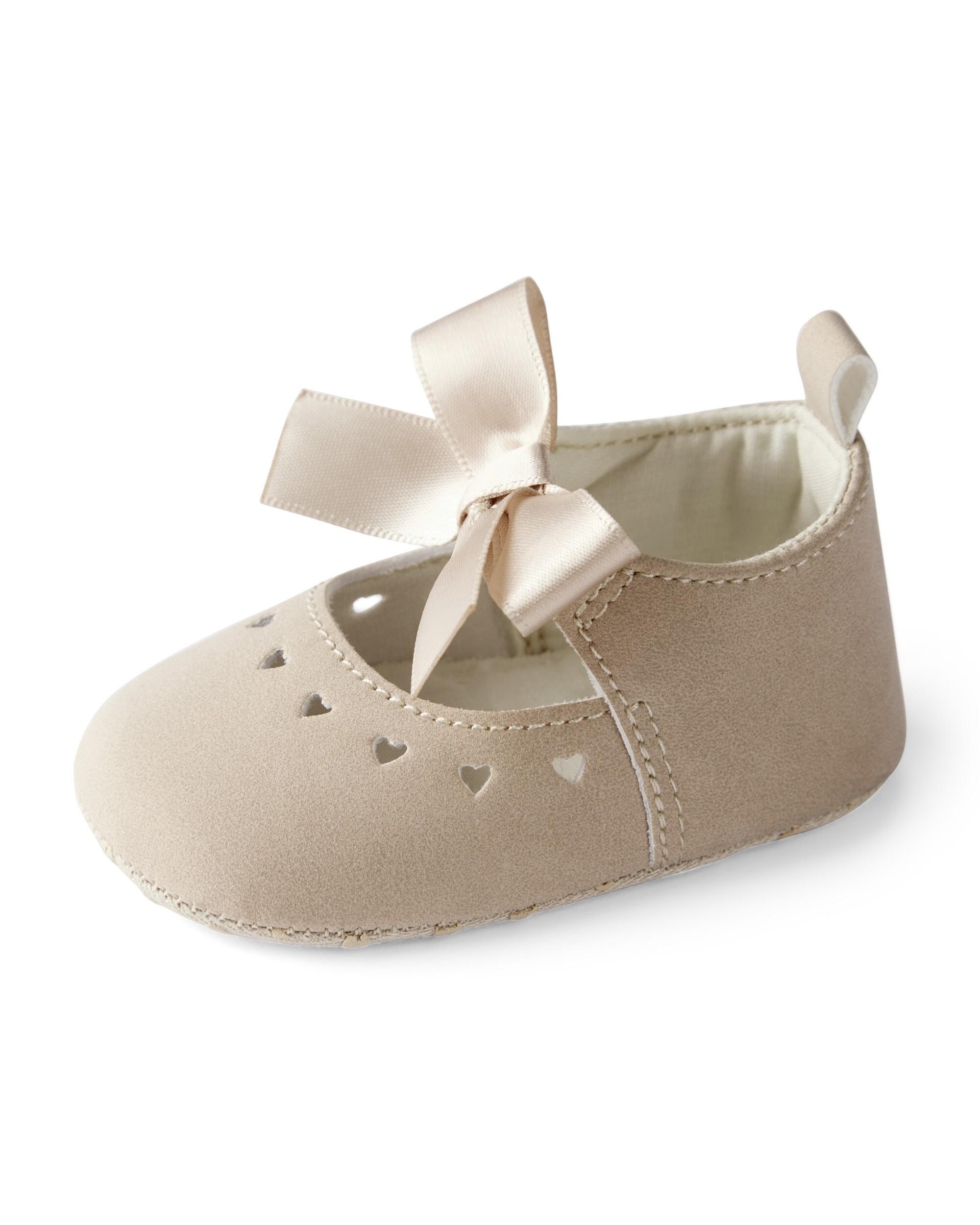 Carter's Girl Perforated Mary Jane, Tan