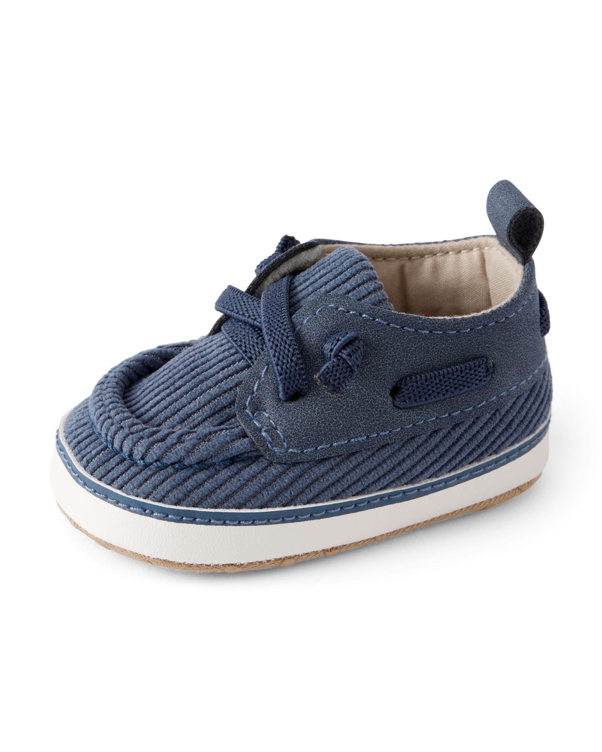 Carter's Boy Corduroy Boat Shoes, Blue