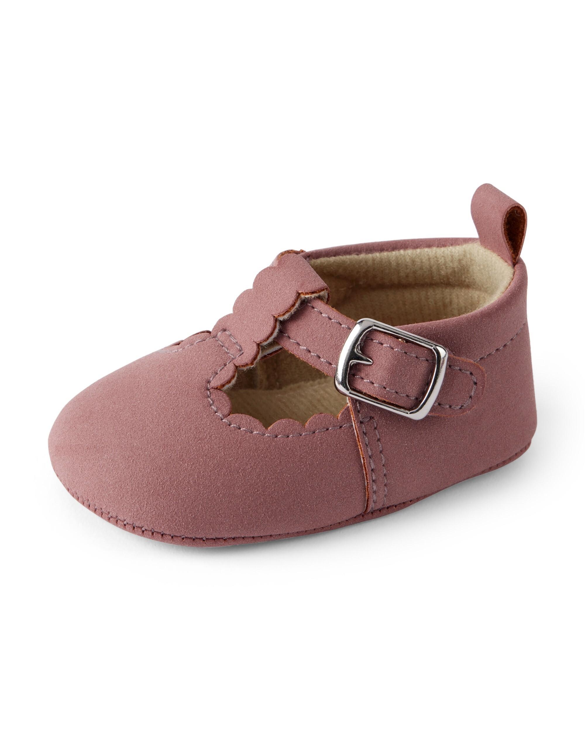 Carter's Girl Scallop Mary Jane, Brown