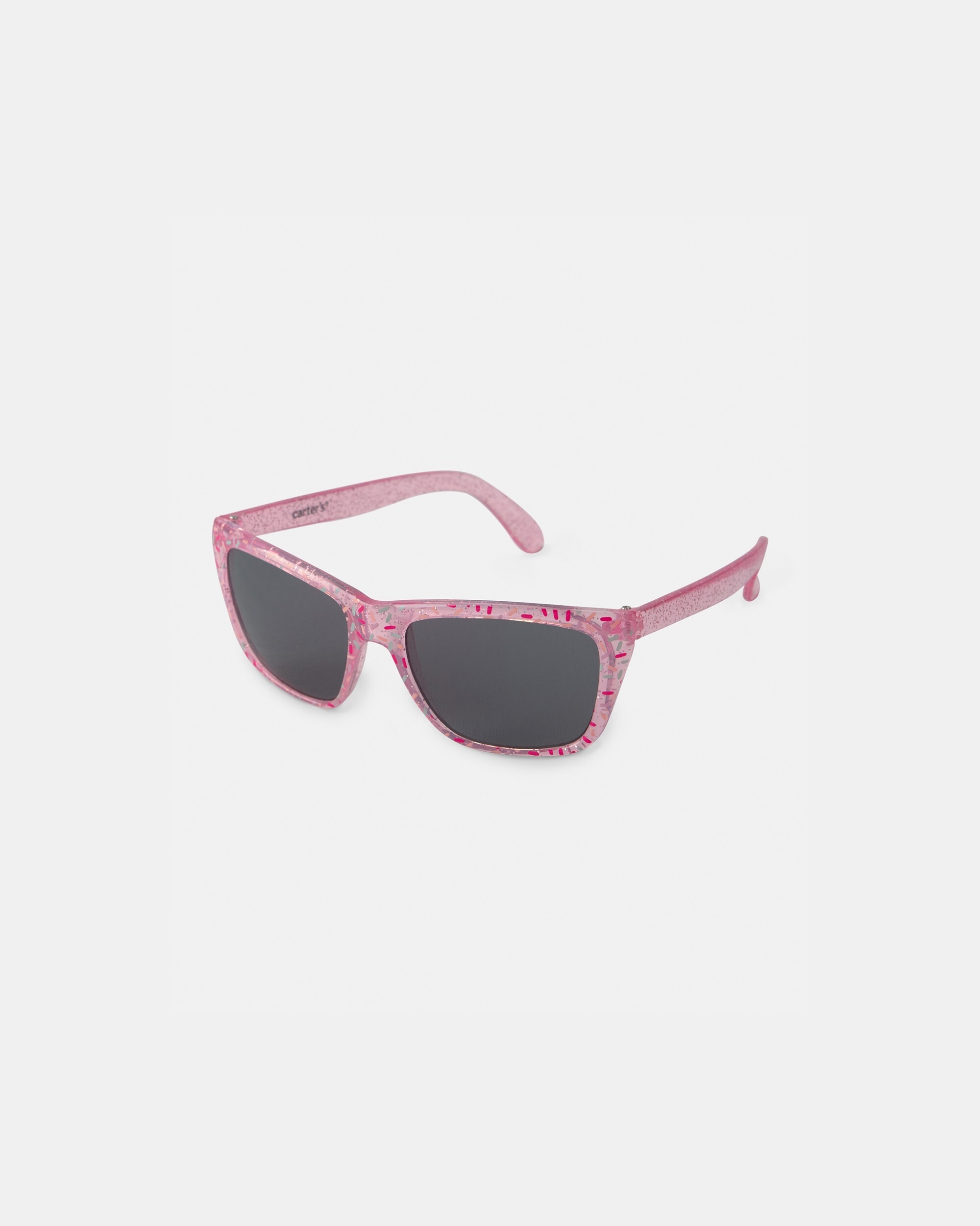 Carter's Baby Girls Glitter Print Sunglasses, Pink
