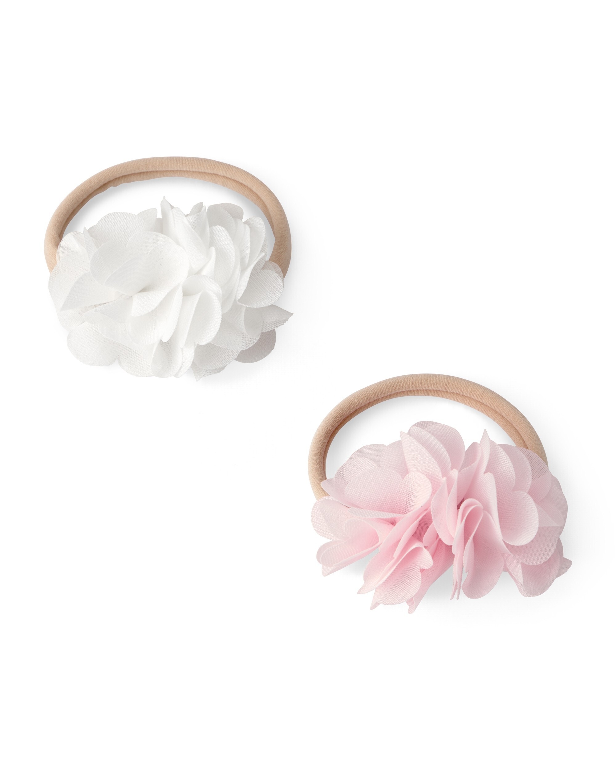 OshKosh B'gosh Baby Girls 2 Pack Plume Headwraps, Multicolor