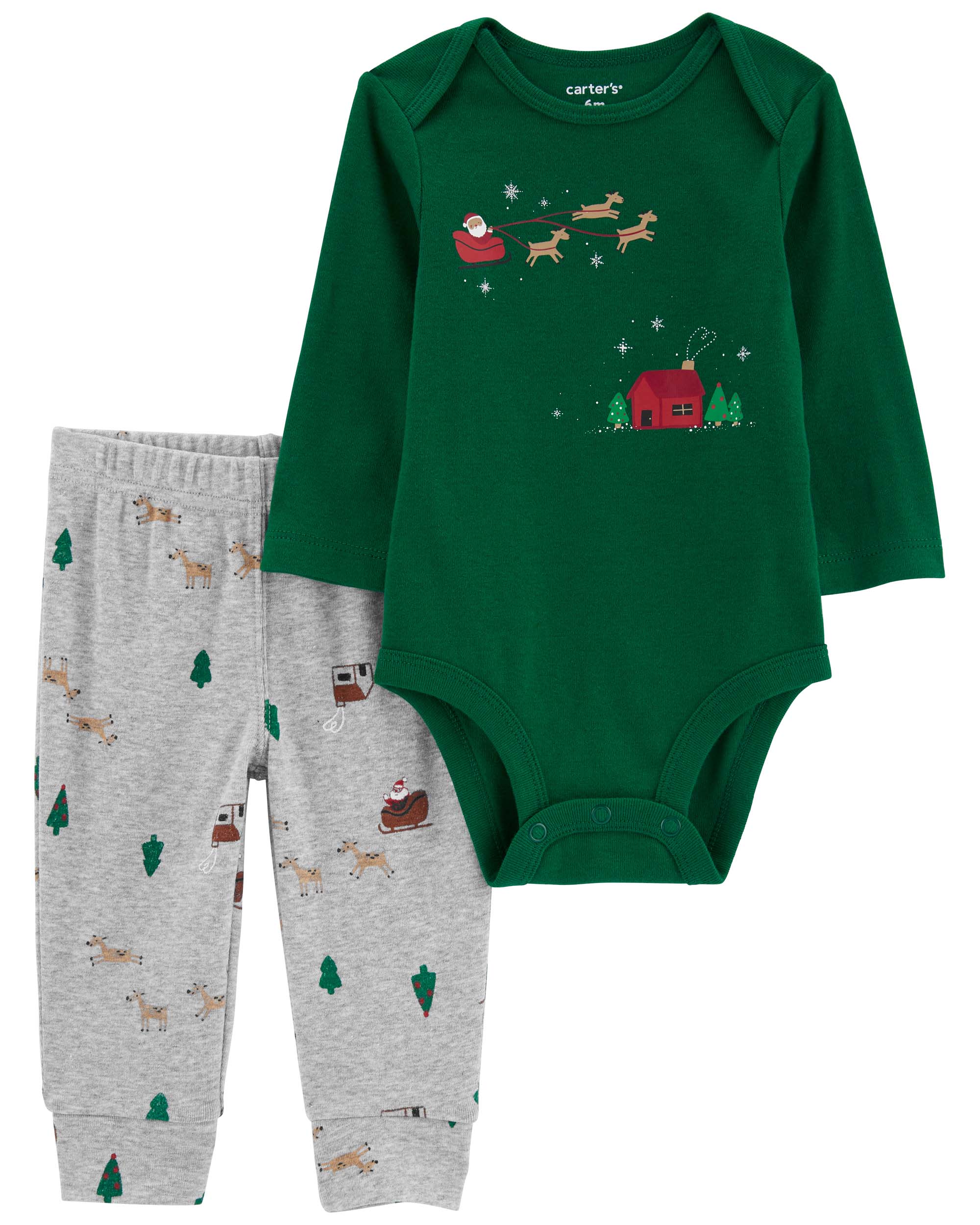 Carter's 2-Piece Christmas Bodysuit Pant Set